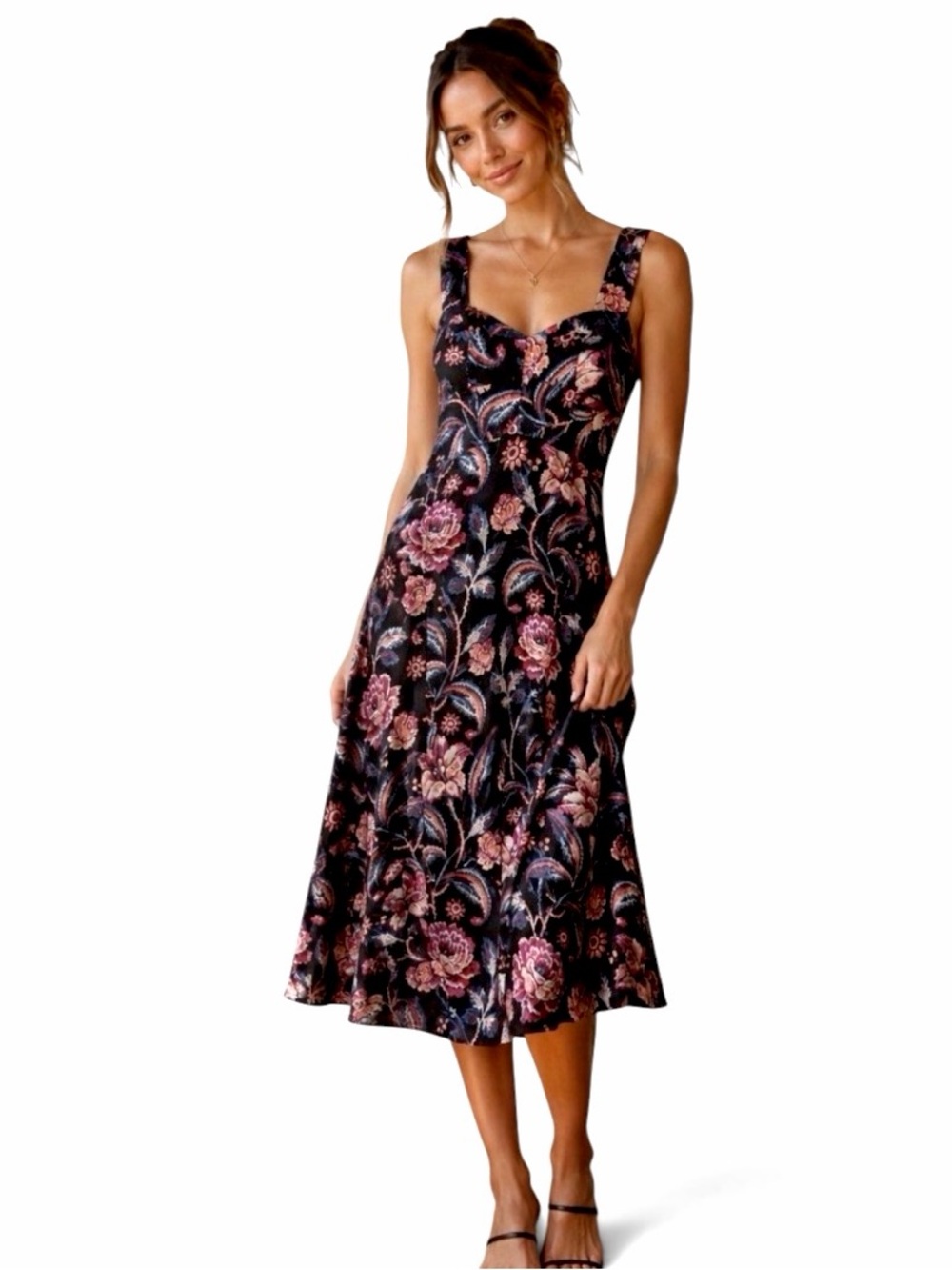 MAEVE Anthropologie Jocelyn floral slip midi dress. NWT!! 🩷💙❤️